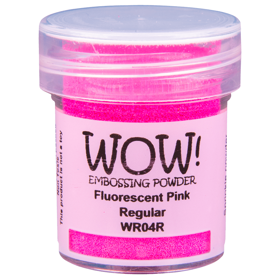 WOW Embossing Powder 15ml Fluorescent Pink Regular SW11614